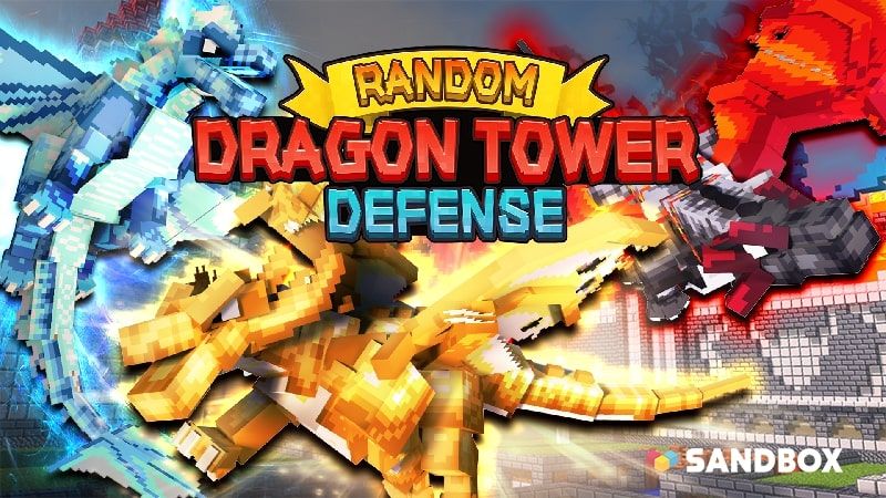 Random Dragon Tower Defense on the Minecraft Marketplace by Sandbox Network