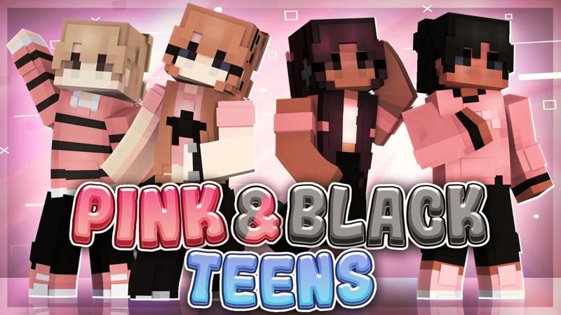Pink Black Teens on the Minecraft Marketplace by CubeCraft Games Pink Black Teens on the Minecraft Marketplace by CubeCraft Games