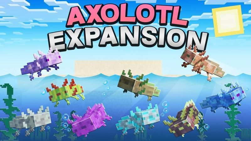 Axolotl Expansion on the Minecraft Marketplace by ASCENT Axolotl Expansion on the Minecraft Marketplace by ASCENT