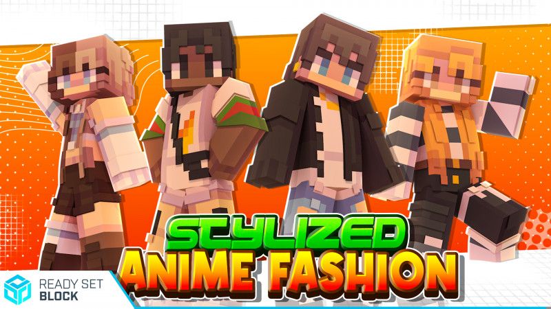 Stylized Anime Fashion on the Minecraft Marketplace by Ready, Set, Block!