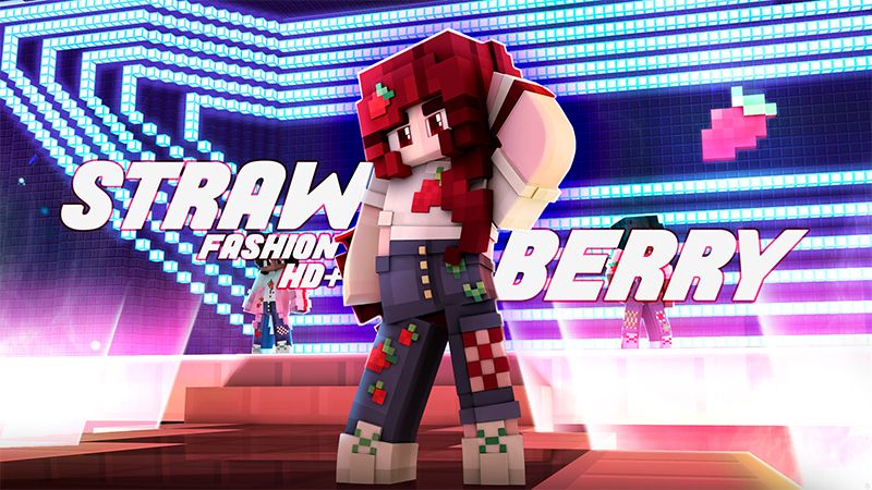 HD Strawberry Fashion on the Minecraft Marketplace by Glowfischdesigns