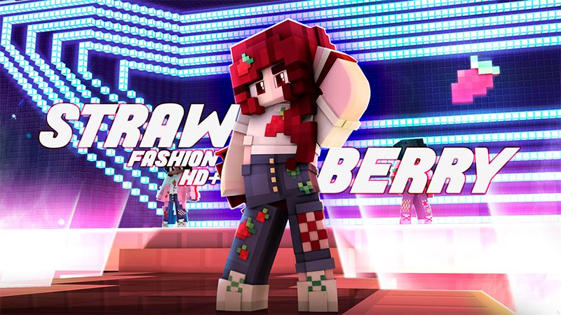 HD Strawberry Fashion on the Minecraft Marketplace by Glowfischdesigns HD Strawberry Fashion on the Minecraft Marketplace by Glowfischdesigns