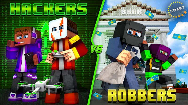 Hackers vs Robbers on the Minecraft Marketplace by The Craft Stars