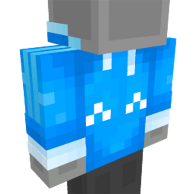 Blue Happy Hoodie on the Minecraft Marketplace by Diveblocks