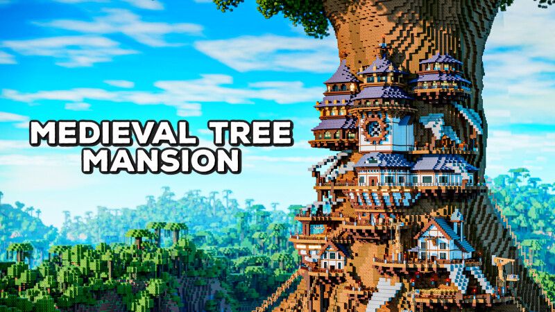 Medieval Tree Mansion on the Minecraft Marketplace by CrackedCubes Medieval Tree Mansion on the Minecraft Marketplace by CrackedCubes