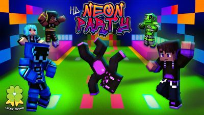 HD Neon Party on the Minecraft Marketplace by The Lucky Petals