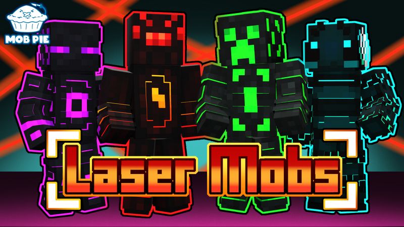 Laser Mobs on the Minecraft Marketplace by Mob Pie
