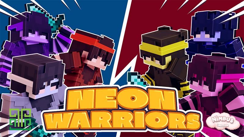 Neon Warriors on the Minecraft Marketplace by Piki Studios Neon Warriors on the Minecraft Marketplace by Piki Studios