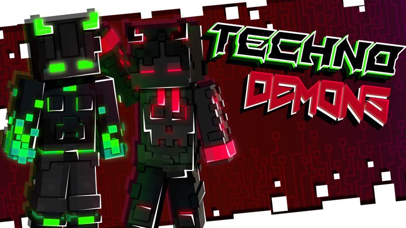 Techno Demons on the Minecraft Marketplace by Ninja Squirrel Gaming Techno Demons on the Minecraft Marketplace by Ninja Squirrel Gaming