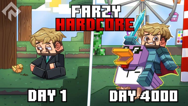 Farzy Hardcore Survival on the Minecraft Marketplace by RareLoot