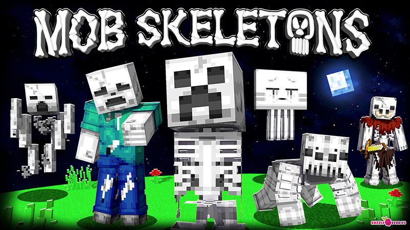 Mob Skeletons By Razzleberries Minecraft Skin Pack Minecraft Marketplace