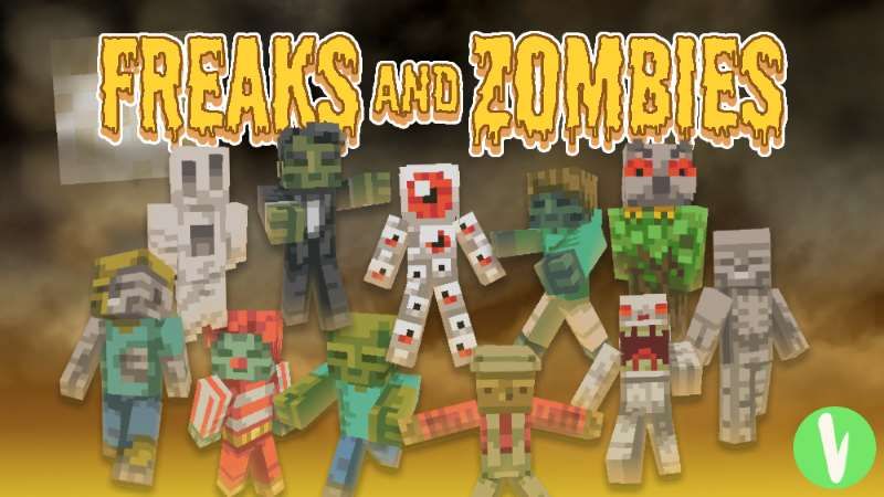 Freaks and Zombies Skin Pack on the Minecraft Marketplace by Visula