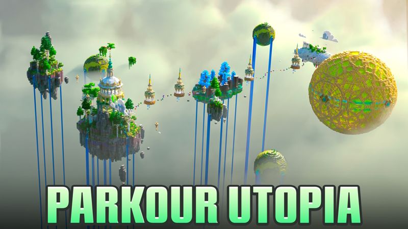 Parkour Utopia on the Minecraft Marketplace by Pixell Studio