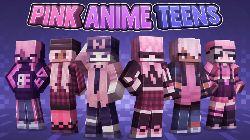 Pink Anime Teens