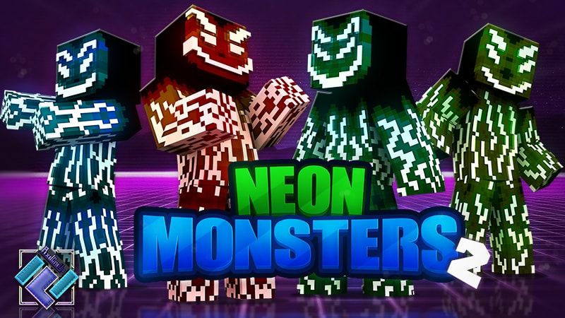 Neon Monsters 2 on the Minecraft Marketplace by PixelOneUp Neon Monsters 2 on the Minecraft Marketplace by PixelOneUp