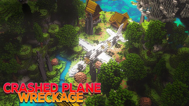 Crashed Plane Wreckage on the Minecraft Marketplace by Eco Studios