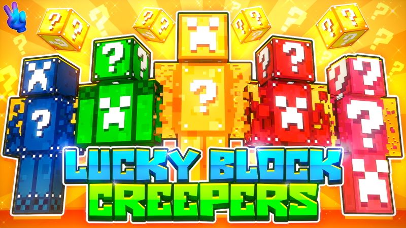Lucky Block Creepers on the Minecraft Marketplace by Gamefam