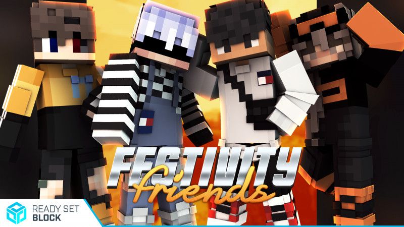 Festivity Friends on the Minecraft Marketplace by Ready, Set, Block! Festivity Friends on the Minecraft Marketplace by Ready, Set, Block!