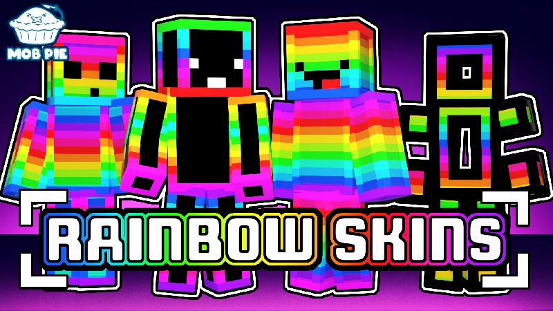 Rainbow Skins on the Minecraft Marketplace by Mob Pie