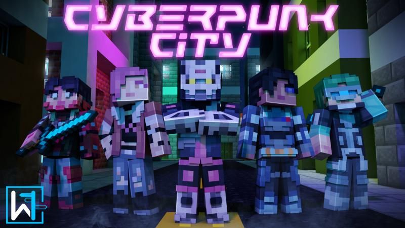 cyberpunk city minecraft