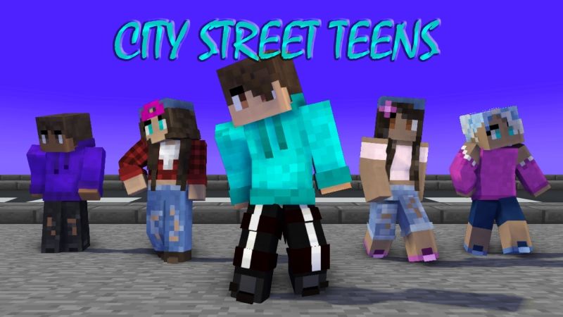 City Street Teens on the Minecraft Marketplace by Arrow Art Games City Street Teens on the Minecraft Marketplace by Arrow Art Games