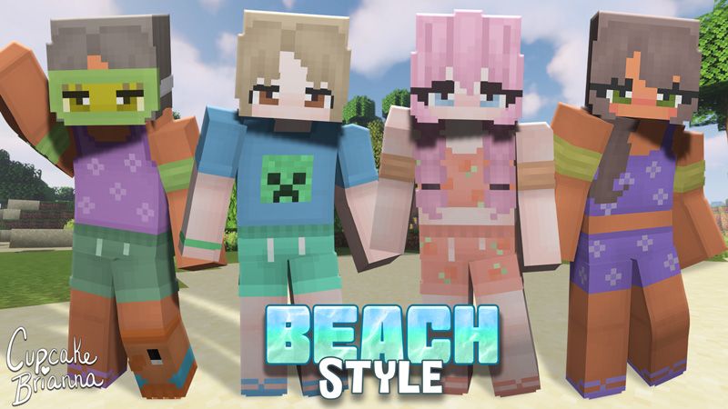 Beach Style HD Skin Pack on the Minecraft Marketplace by CupcakeBrianna
