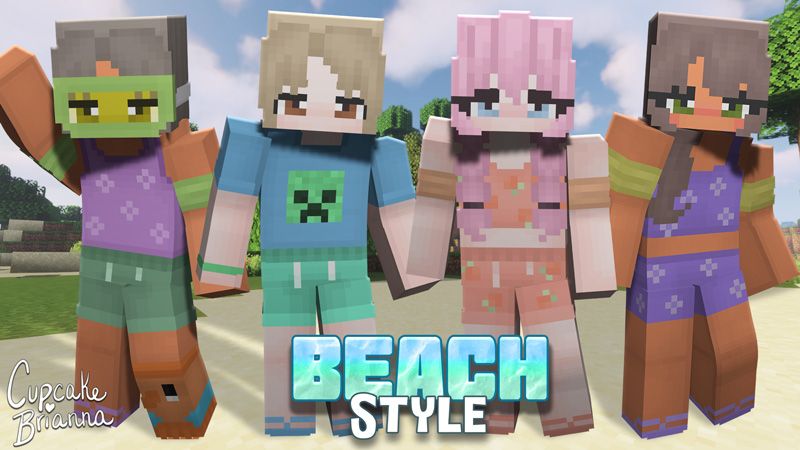Beach Style HD Skin Pack on the Minecraft Marketplace by CupcakeBrianna Beach Style HD Skin Pack on the Minecraft Marketplace by CupcakeBrianna