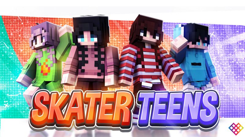 Skater Teens on the Minecraft Marketplace by Rainbow Theory Skater Teens on the Minecraft Marketplace by Rainbow Theory