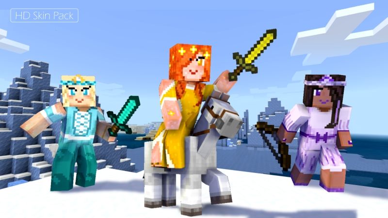 Princess and Prince Skins on the Minecraft Marketplace by Arrow Art Games