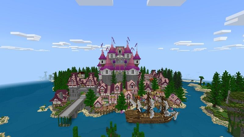 Pink Castle by Eescal Studios