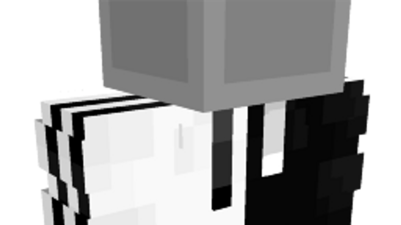 Black White Hoodie on the Minecraft Marketplace by HorizonBlocks