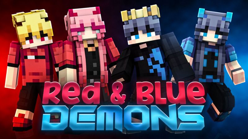 Red  Blue Demons on the Minecraft Marketplace by Hielke Maps