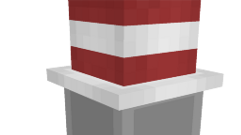 Cat in the Hat Hat on the Minecraft Marketplace by Shaliquinn's Schematics