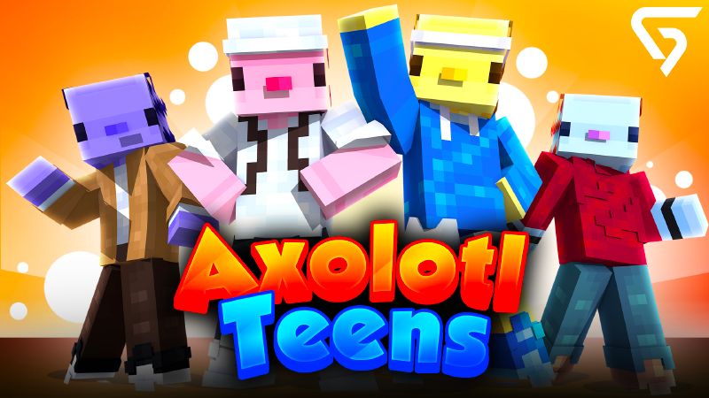 Axolotl Teens on the Minecraft Marketplace by Glorious Studios Axolotl Teens on the Minecraft Marketplace by Glorious Studios