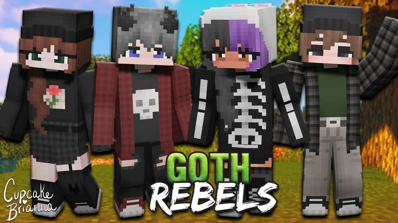 Goth Rebels HD Skin Pack on the Minecraft Marketplace by CupcakeBrianna