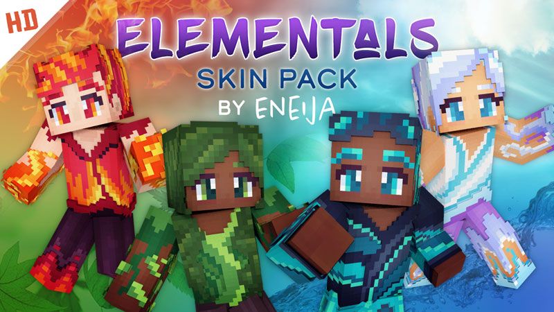 Elementals HD Skin Pack on the Minecraft Marketplace by Eneija Elementals HD Skin Pack on the Minecraft Marketplace by Eneija