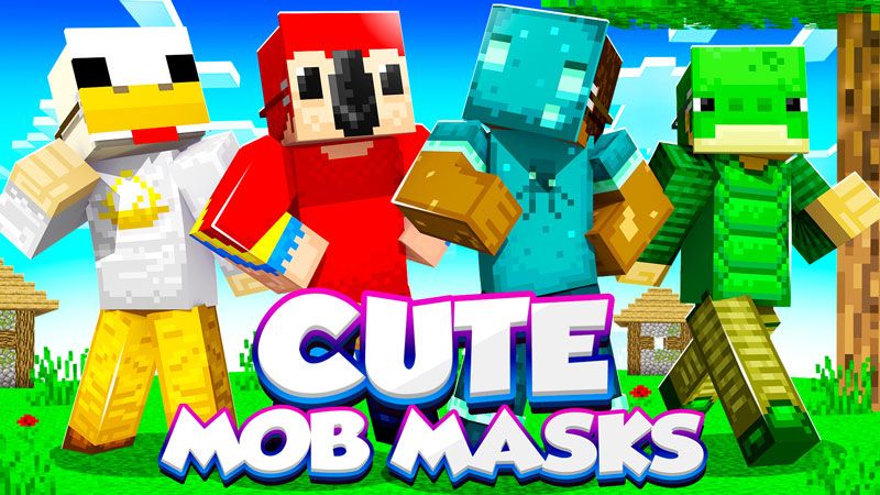 CUTE Mob Masks on the Minecraft Marketplace by Logdotzip