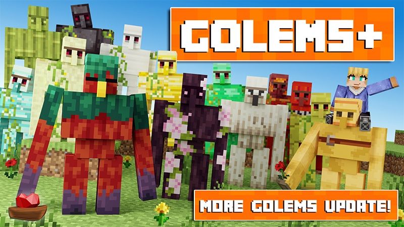 Golems on the Minecraft Marketplace by Lifeboat