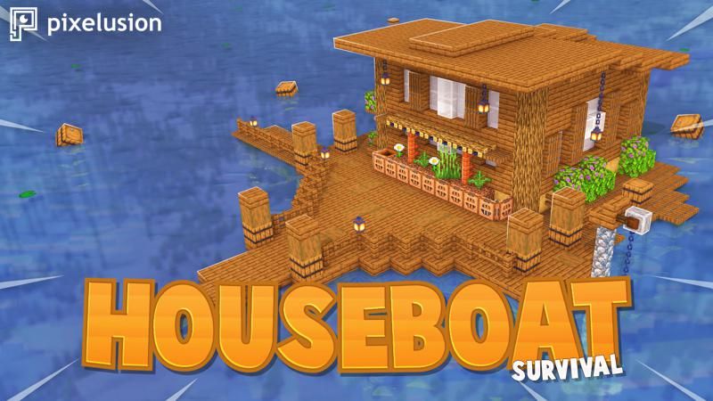 Houseboat Survival on the Minecraft Marketplace by Pixelusion