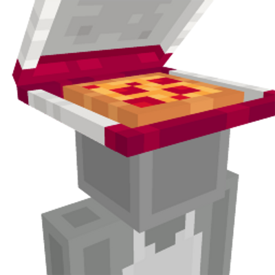 Pizza Box Hat on the Minecraft Marketplace by 57Digital