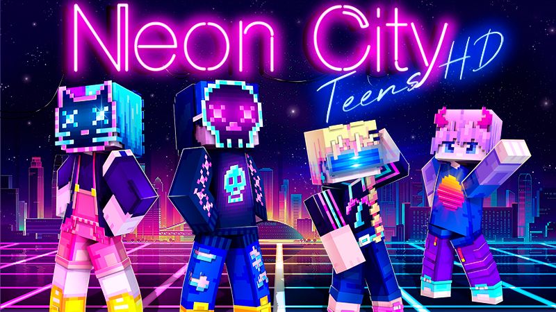 Neon City Teens HD on the Minecraft Marketplace by Ninja Squirrel Gaming
