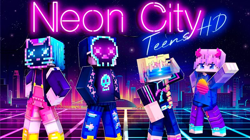Neon City Teens HD on the Minecraft Marketplace by Ninja Squirrel Gaming Neon City Teens HD on the Minecraft Marketplace by Ninja Squirrel Gaming