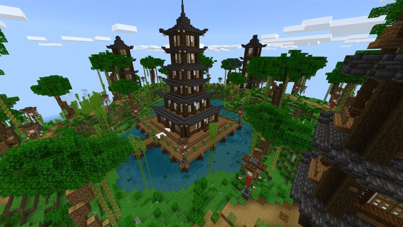 Japanese Village of Paradise by BLOCKLAB Studios