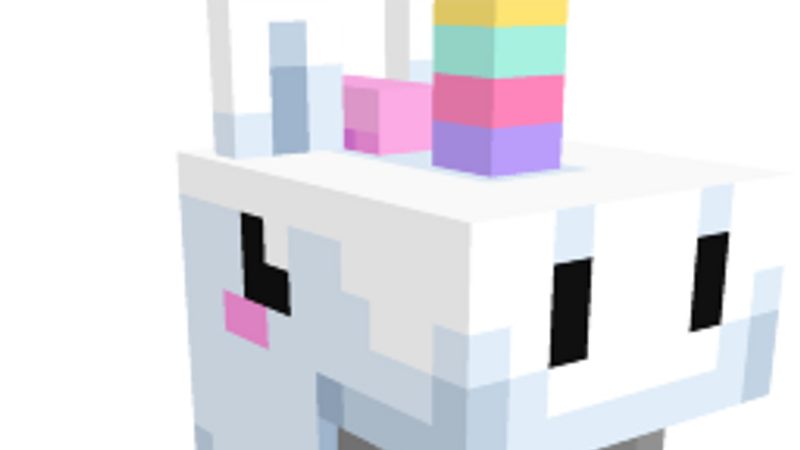 Unicorn Hat on the Minecraft Marketplace by Oreville Studios