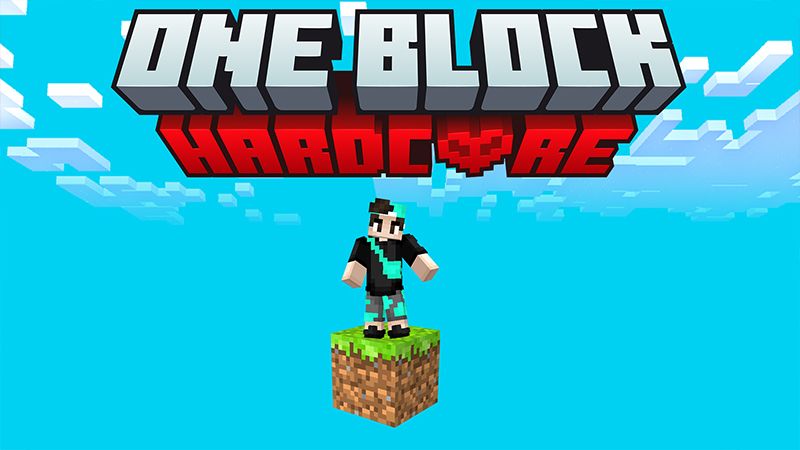 ONE BLOCK HARDCORE on the Minecraft Marketplace by Pickaxe Studios