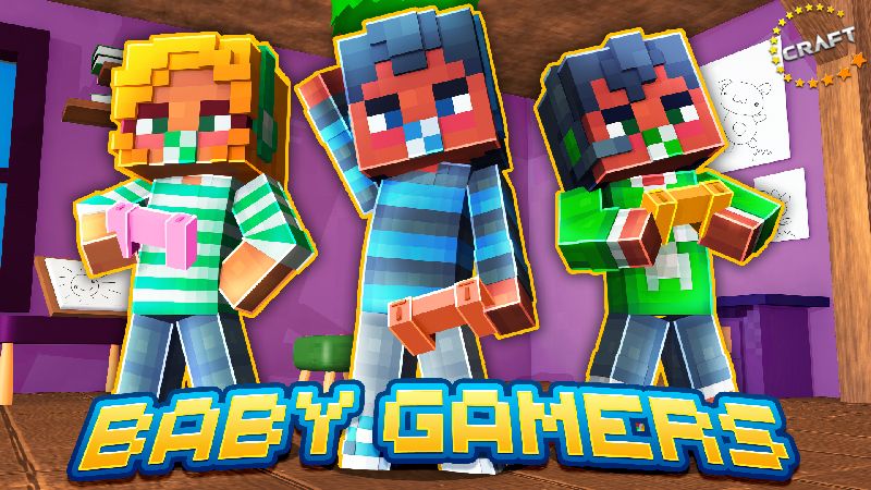 Baby Gamers on the Minecraft Marketplace by The Craft Stars Baby Gamers on the Minecraft Marketplace by The Craft Stars