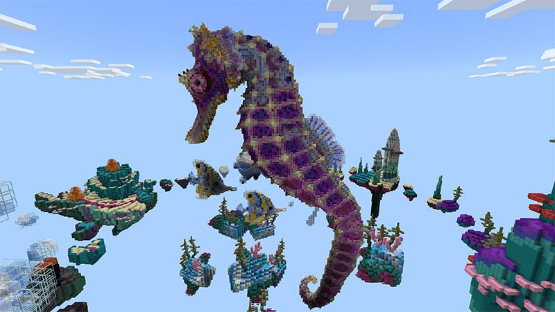 Seahorse Skyblock by Cynosia