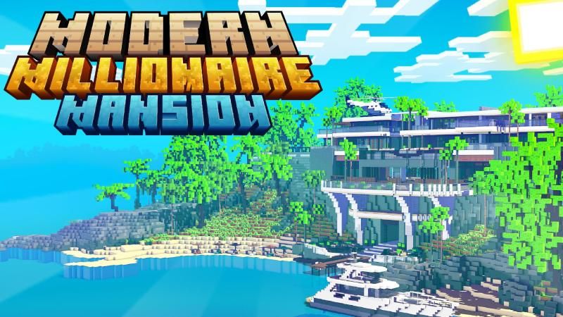 Modern Millionaire Mansion on the Minecraft Marketplace by DogHouse
