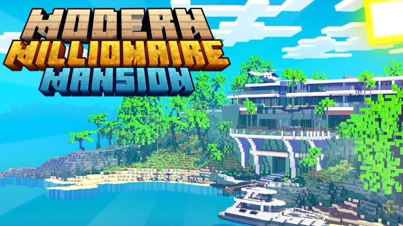 Modern Millionaire Mansion on the Minecraft Marketplace by DogHouse Modern Millionaire Mansion on the Minecraft Marketplace by DogHouse