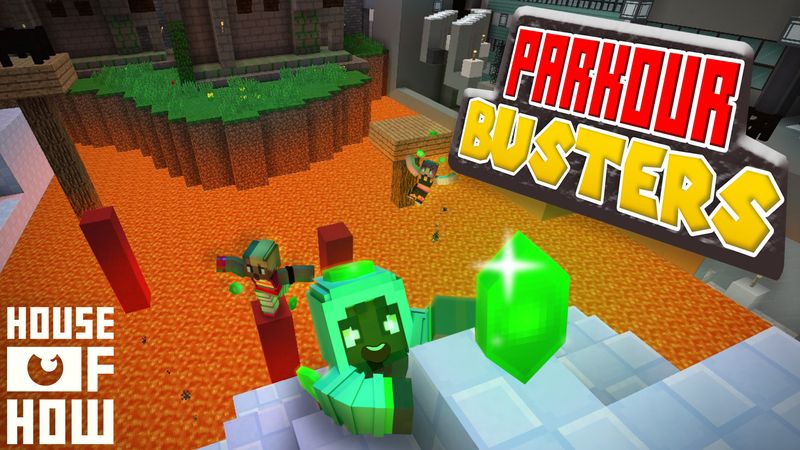 Parkour Busters on the Minecraft Marketplace by House of How Parkour Busters on the Minecraft Marketplace by House of How